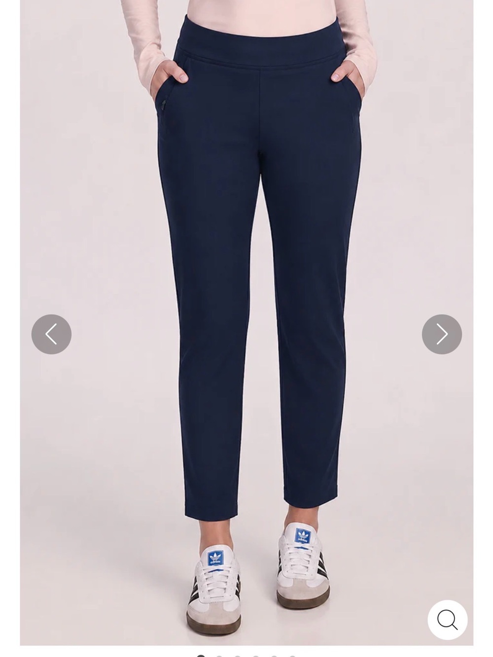 N Touch Deep Navy Pull-On Pants